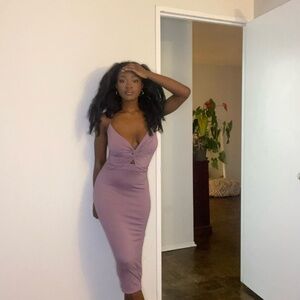 MAGIA Elegant Lavender Women's long dress